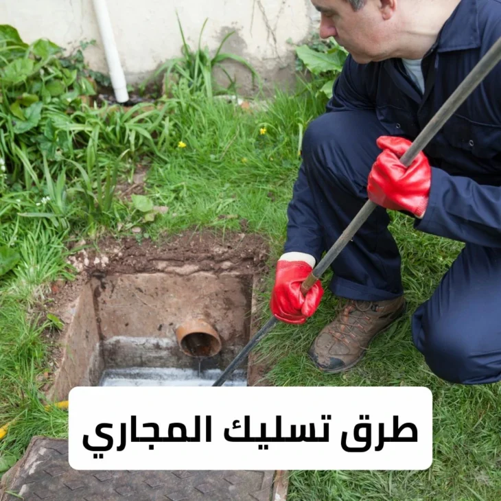 طرق تسليك المجاري